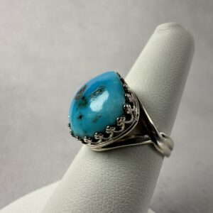 Persian Turquoise Adjustable Ring – Desert Opals