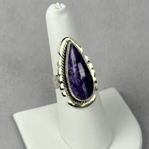 Russian Charoite Ring - Size 9