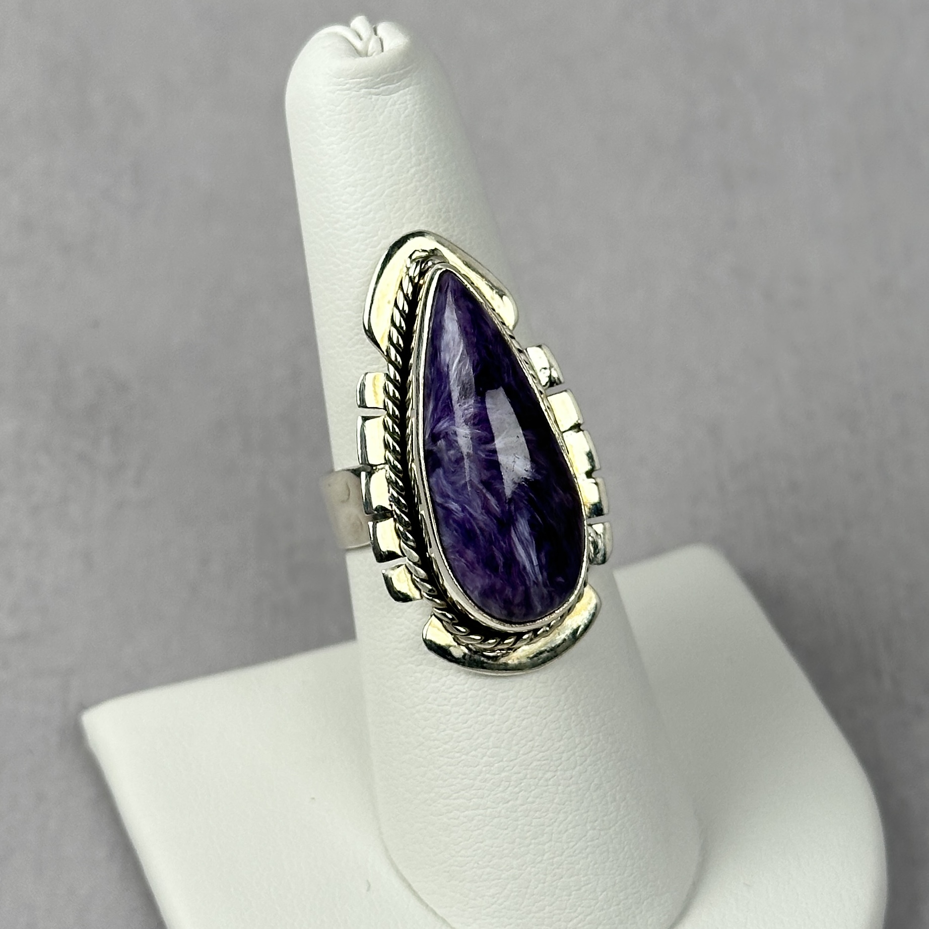 Russian Charoite Ring - Size 9