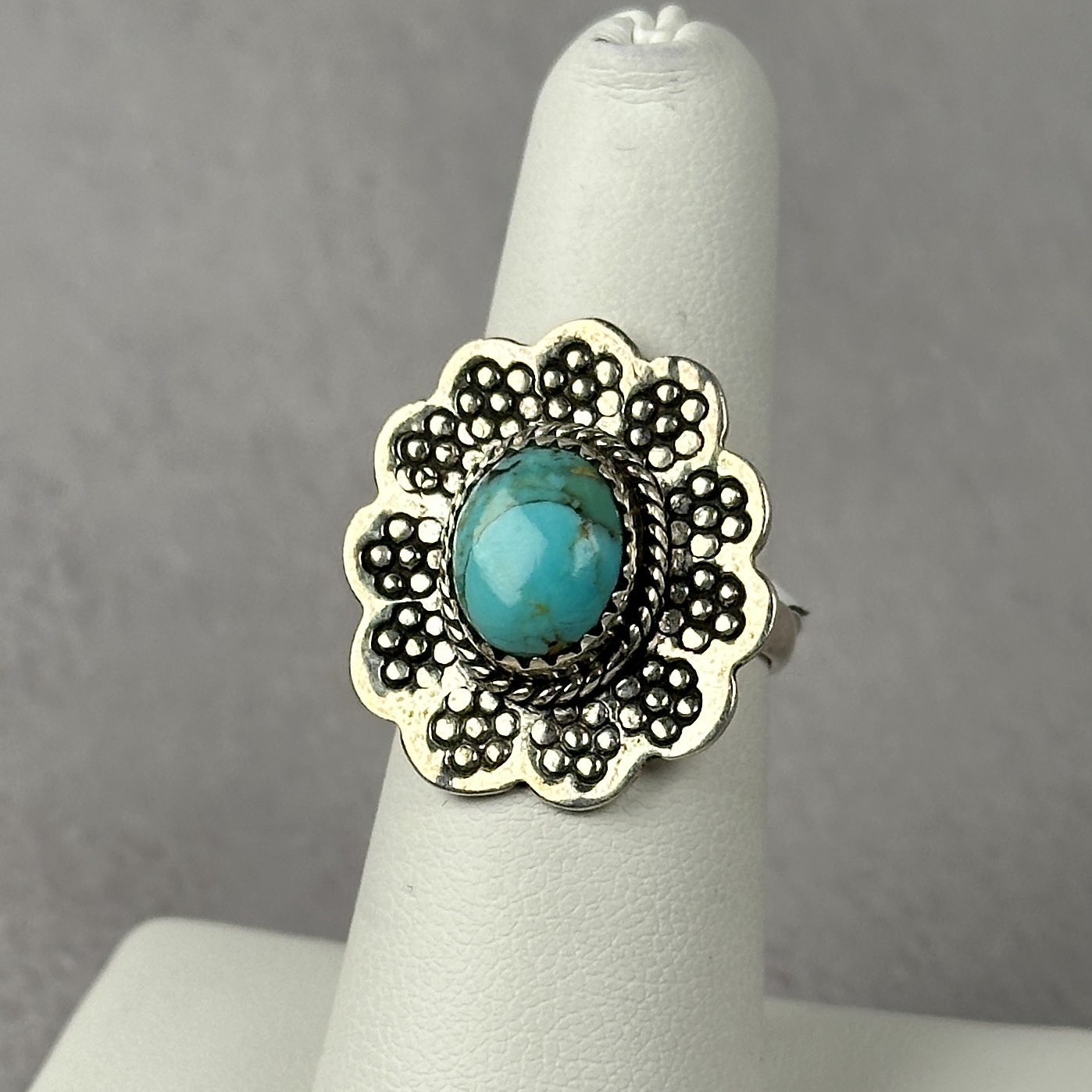 Kingman Turquoise Ring – Size 6