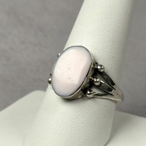 Pink Conch Ring – Navajo Made – Charlene Yazzie – Size 10