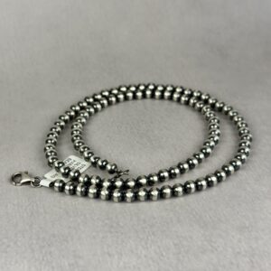Authentic Navajo Pearls 5mm x 20in - Handmade .925