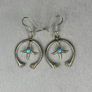 Turquoise Naja Earrings - Navajo Made